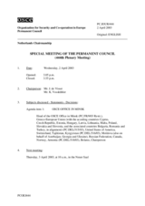 Journal of the 444th Special Plenary Meeting of the Permanent Council