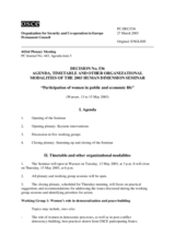 Permanent Council Decision No. 536