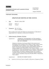 Journal of the 439th Plenary Meeting of the Permanent Council