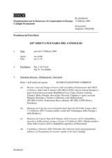 Journal of the 435th Plenary Meeting of the Permanent Council (it)