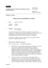 Journal of the 434th Plenary Meeting of the Permanent Council (fr)