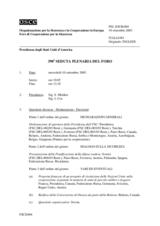 Journal of the 398th Plenary Meeting of the Forum for Security Co-operation (it)