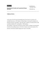 Invitation to roundtable discussion on human rights and promoting tolerance