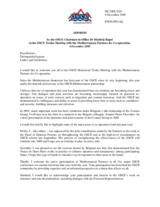 Address by the Chairman-in-Office at the OSCE Troika Meeting with the Mediterranean Partners for Co-operation