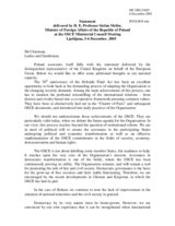 Statement by the Minister of Foreign Affairs of the Republic of Poland