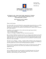 Statement by the Minister of Foreign Affairs of Norway