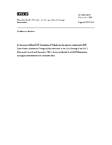 Statement by the Minister of Foreign Affairs of Uzbekistan (ru)