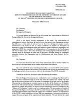 Statement by H.E. Rafet Akguenay Deputy Undersecretary of the Ministry of Foreign Affairs of the Republic of Turkey