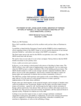 Statement by Mr. Jonas Gahr Stoere, Minister of Foreign Affairs of Norway