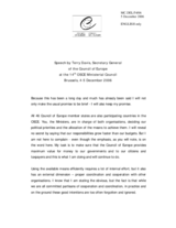 Speech by Terry Davis, Secretary General  of the Council of Europe