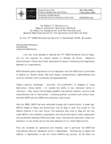 Statement by Robert F. Simmons Jr.,  Deputy Assistant Secretary General  for Security Cooperation and Partnership and Special Representative for the Caucasus and Central Asia