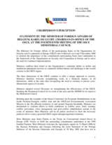 Chairperson's Perception