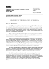 Statement by the Delegation of Moldova (Annex 6 to MC Journal No. 2)