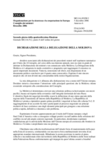 Statement by the Delegation of Moldova (Annex 6 to MC Journal No. 2) (it)