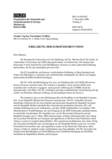 Statement by the European Union on Nagorno- Karabakh (Annex 4 to MC Journal No.2) (de)