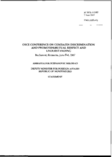 Statement by Ambassador Scepanovic Milorad, Deputy Minister for Foreign Affairs Republic of Montenegro