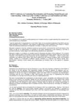 Statement by H.E. Adrian Cioroianu, Minister of Foreign Affairs of Romania