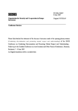 Statement of the Russian Federation