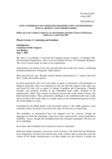 Statement by Len Rudner, Canadian Jewish Congress