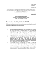 Statement by H. E. Ambassador Raouf Saad, Assistant to the Minister of Foreign Affairs of the Arab Republic of Egypt