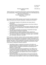 Statement by the American Jewish Committee