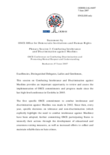 Statement by OSCE Office for Democratic Institutions and Human Rights