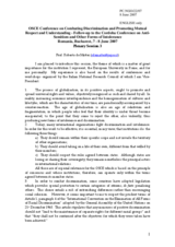 Statement by  Prof. Roberto de Mattei, European University Rome