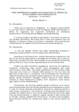 Statement by the Croatian Delegation