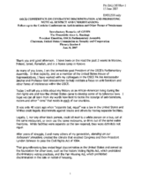 Introductory Remarks of The Honorable Alcee L. Hastings President Emeritus, OSCE Parliamentary Assembly Chairman, United States Commission on Security and Cooperation