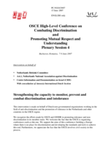 Contribution by Netherlands Helsinki Committee