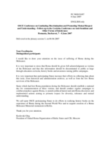 Kozlovski Oleg, President of United Roma Organization of Baltic States and CIS, Moscow