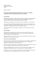 Contribution by Mikko Puumalainen, Ombudsman for Minorities, Finland