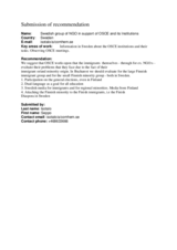 Contribution by Swedish Group of NGO