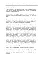 Contribution by Marco Maximillian Katz, the Center for Monitoring and Combating Anti-Semitism in Romania