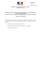 General contribution by the French Ministry of Foreign Affairs