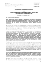 Statement by Romania