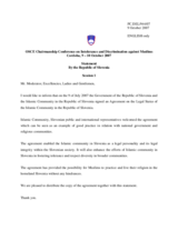 Statement by Slovenia