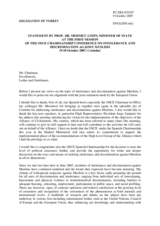 Statement by H.E. Mr. Aydin, Minister of State of Turkey