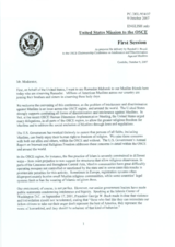 US Statement by Mr. Brandt, Bureau of Democracy, Human Rights and Labor Office of International Religious Freedom, Department of State
