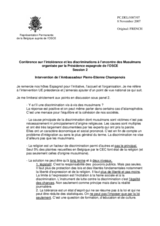 Statement by Amb. Champenois, Belgium (fr)