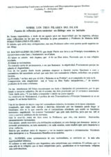 Contribution by Ms. Peres Callejon, President of the Fundacion Garbata-Medievo Escrito Andalusi