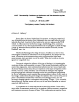 Keynote speech by Mr. al-Husein N. Madhany, Executive Editor of "Islamica", an international magazine based in the United States and Jordan