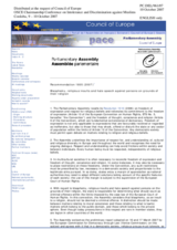 Contribution by the Council of Europe