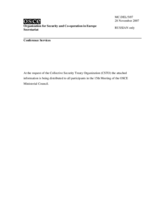 Contribution by the CSTO (RUS)