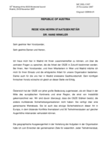 Statement by Mr. Winkler, State Secretary, Austria (de)