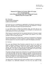 Statement by Mr. Bezhuashvili, Minister of Foreign Affairs, Georgia