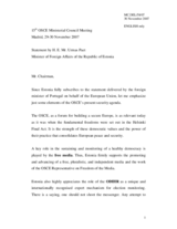 Statement by Mr. Paet, Minister of Foreign Affairs of Estonia