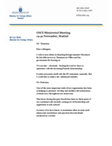 Statement by Mr. Bildt, Minister for Foreign Affairs of Sweden