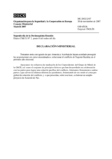 Ministerial Statement (es)