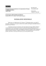 Ministerial Statement (it)